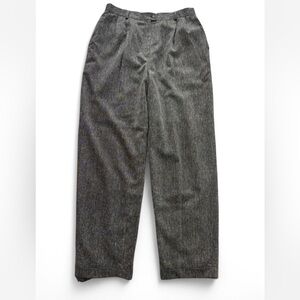 Evan Picone size 14 Trousers Grey Straight Leg Vintage Look